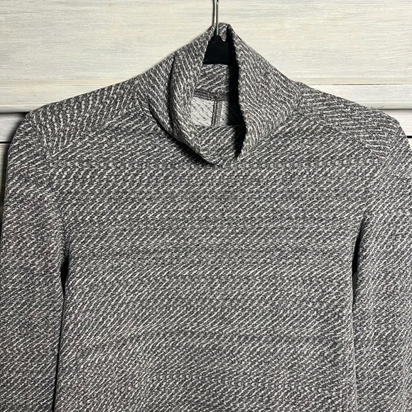 Lululemon Ready To Rulu Heather Grey White Herringbone Print Athleisure Lounge - Picture 7 of 9